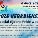 Roze Kerkdienst tijdens Pride Leeuwarden